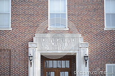 Craighead County Courthouse, Jonesboro, Arkansas Editorial Stock Photo